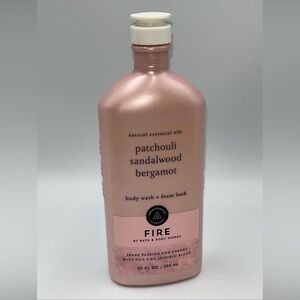 Bath & Body Works FIRE Pink Body Wash with Patchouli and Sandalwood